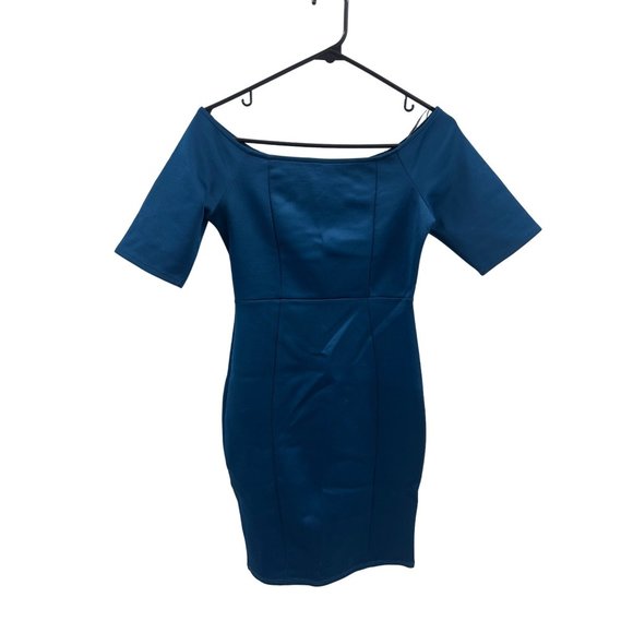 Forever 21 Off Shoulder Bodycon Dress M - Picture 1 of 4